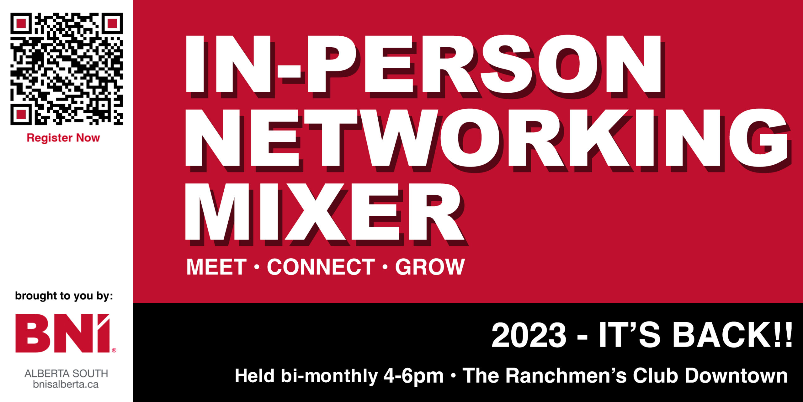 In-Person Networking Mixer - BNI: Business Network International | Business  Networking | Alberta South | Calgary, Lethbridge, Red Deer, Cochrane,  Airdrie, Okotoks